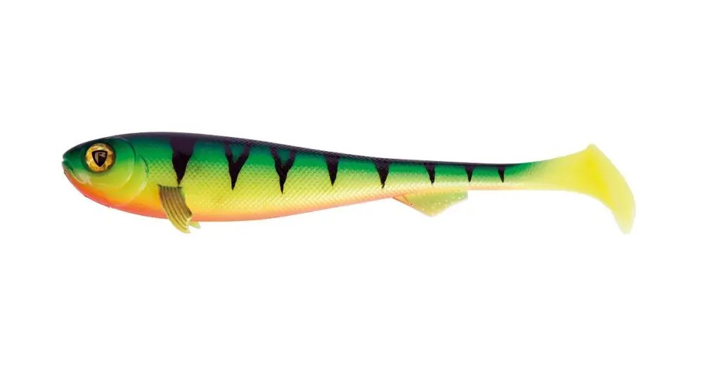 Fox Rage Gumová Nástraha Super Slick Shad UV Firetiger 2 ks-23 cm 2 ks Nejprodávanější