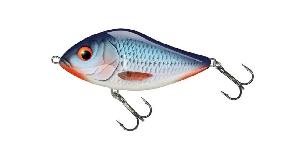 Nová Kolekce Salmo Wobler Slider Floating Bleeding Blue Shad-10 cm 36 g