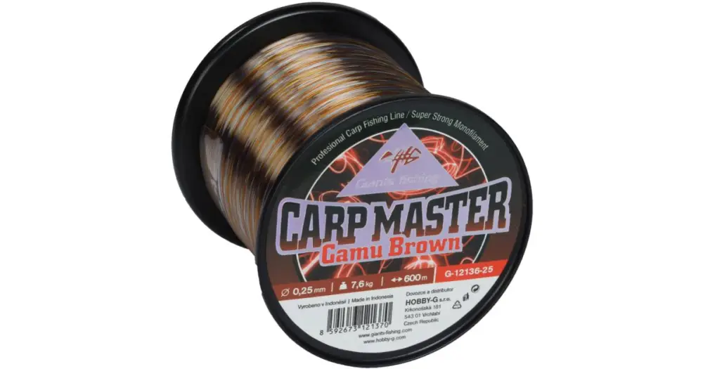 Hit Sezóny Giants Fishing Vlasec Carp Master Camu Brown 600 m