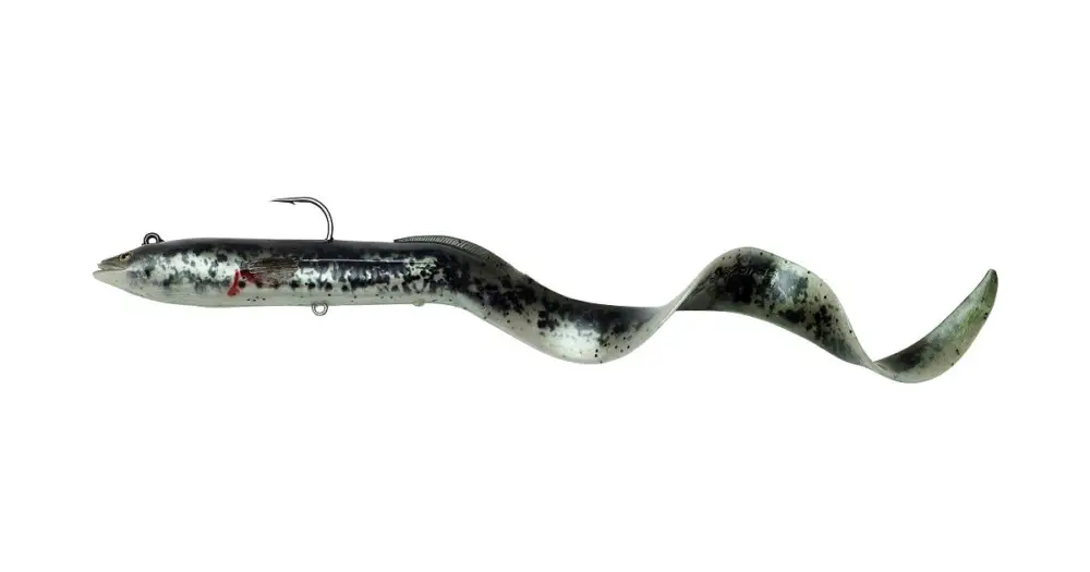 Savage Gear Gumová Nástraha 4D Real Eel Black Green Pearl PHP Pouze Dnes
