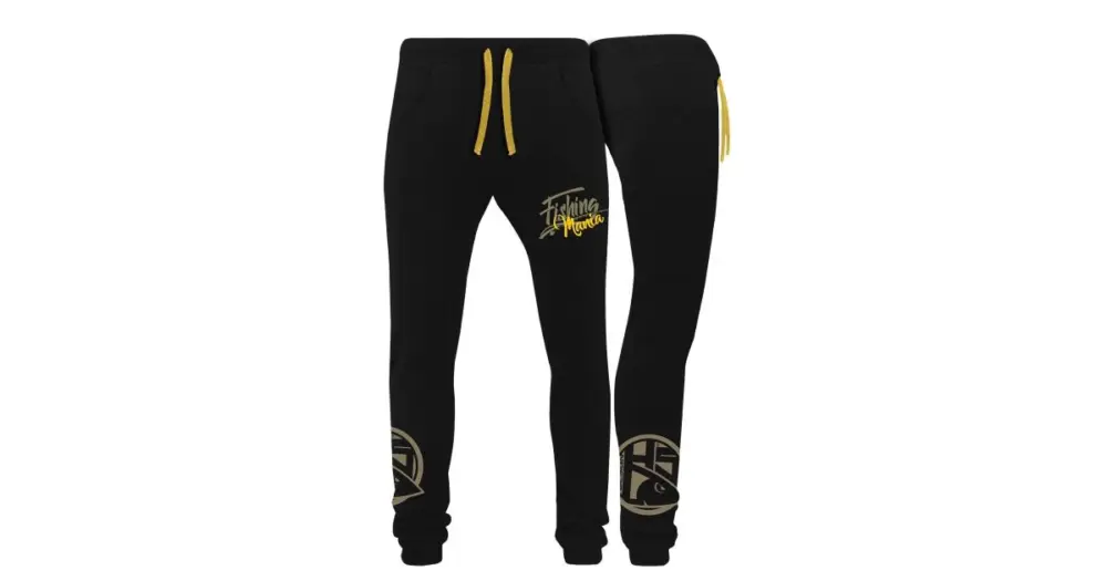 HOTSPOT DESIGN Tepláky Fishing Mania Yellow-Velikost XL Levný