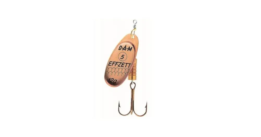 Top Prodej Dam Třpytka Effzett Standard Spinner Kupfer-Velikost 5 Hmotnost 12 g