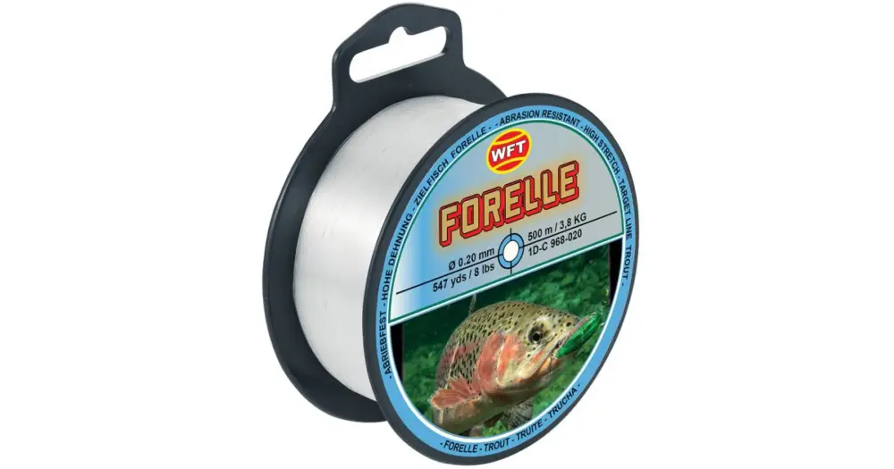Vrácení Zdarma WFT Vlasec Zielfisch Pstruh 500 m Clear - 0,20 mm - 3,8 kg
