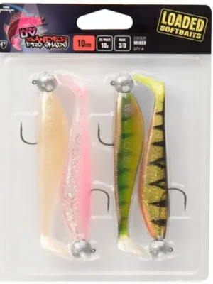 Značkový Fox Rage Gumová Nástraha Zander Pro Loaded Uv Mixed Colour Packs - 12 cm 12 g