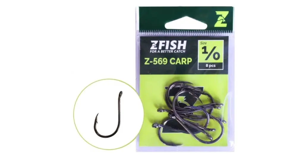 Zfish Háčky Carp Hooks Z-569 - Velikost 1/0 Nízká Cena