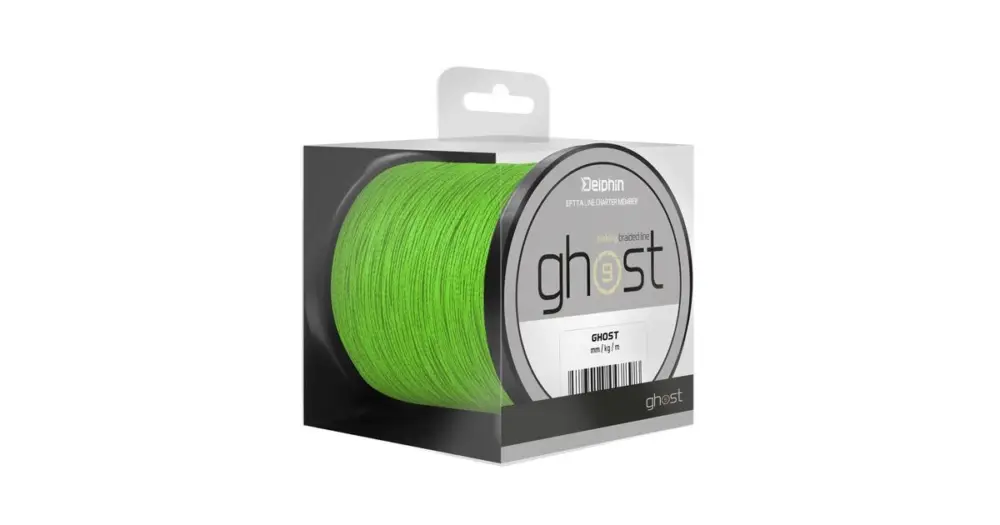 Delphin Splétaná Šňůra Ghost 8+1 Zelená - 0,33 mm - 40 lb - 200 m Koupit Online