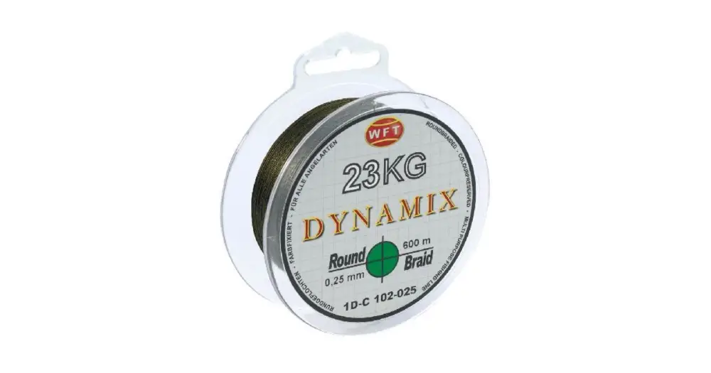 WFT Splétaná Šňůra Round Dynamix KG Zelená 150 m - 0,08 mm 7 kg Nejlepší Cena