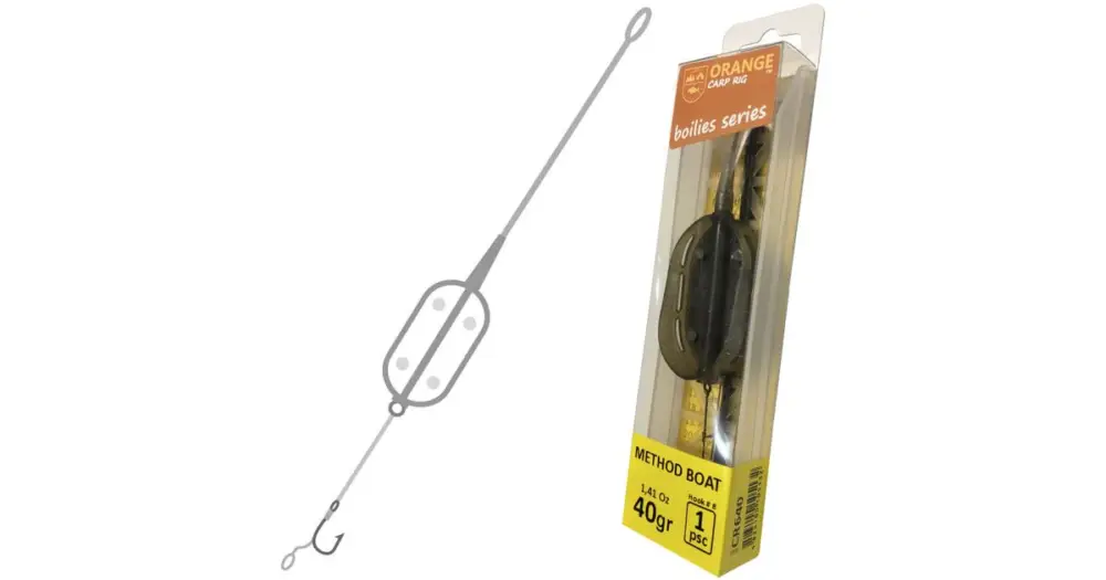 Life Orange Method Feeder Boat Rig - 40 g Oblíbený