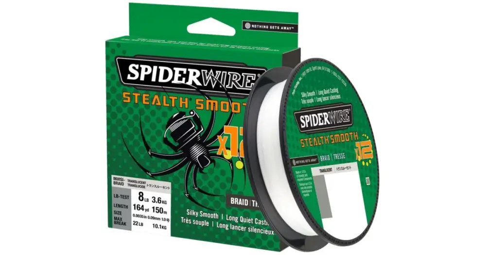 Spiderwire Splétaná Šňůra Stealth Smooth 12 Průhledná 150 m - 0,07 mm 6 kg Oblíbený