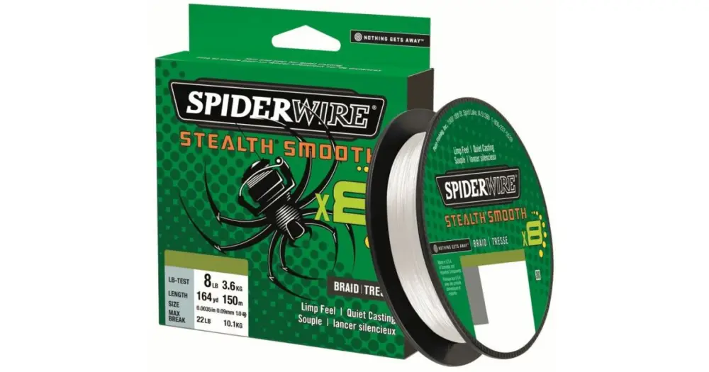 Super Cena Spiderwire Splétaná Šňůra Stealth Smooth 8 Průhledná 150 m