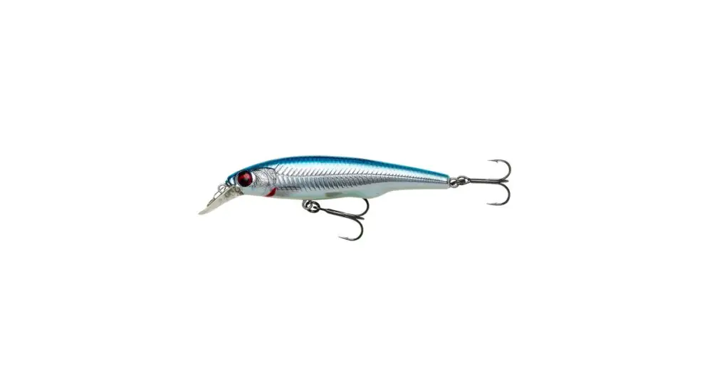 Značkový Savage Gear Wobler Gravity Twitch SR Suspending Blue Chrome - 6,7 cm 6 g