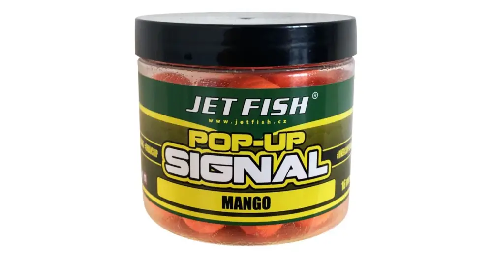 Bezpečná Platba Jet Fish Plovoucí Boilie POP UP Signal Mango - 12 mm