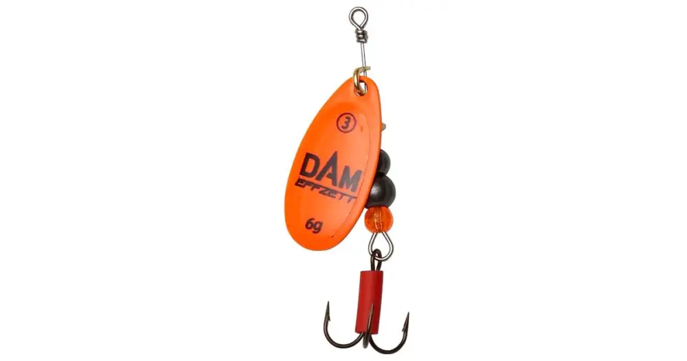 Nová Kolekce Dam Třpytka Effzett Fluo Spinner Orange