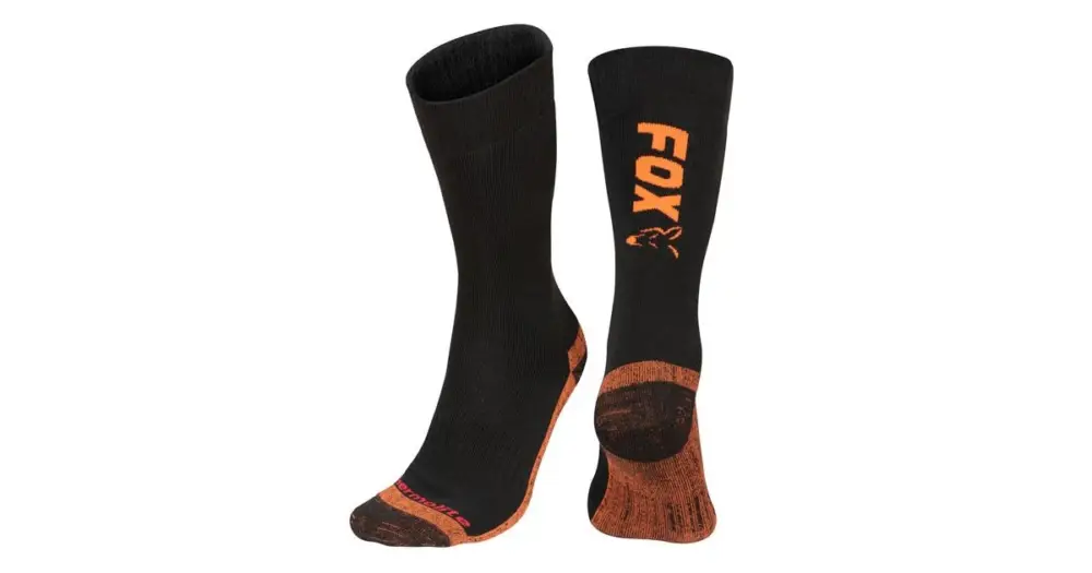 Fox Ponožky Collection Black Orange Thermolite long sock Sleva