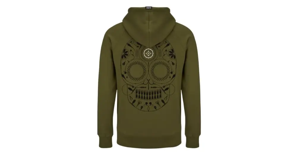 KUMU Mikina DEATH RIG-Khaki - Velikost XXXL Hit Sezóny