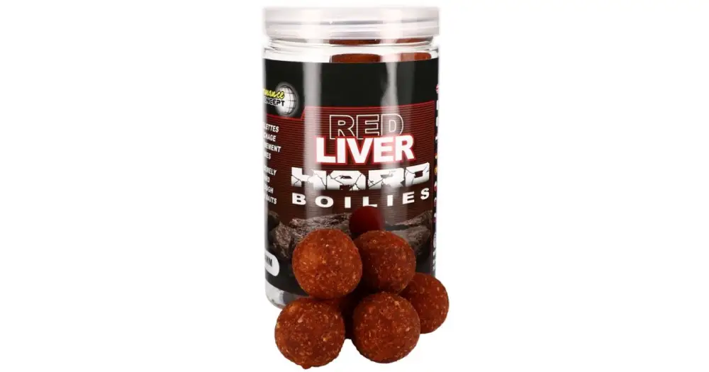 Starbaits Boilie Red Liver Hard 200 g - 24 mm Ověřený