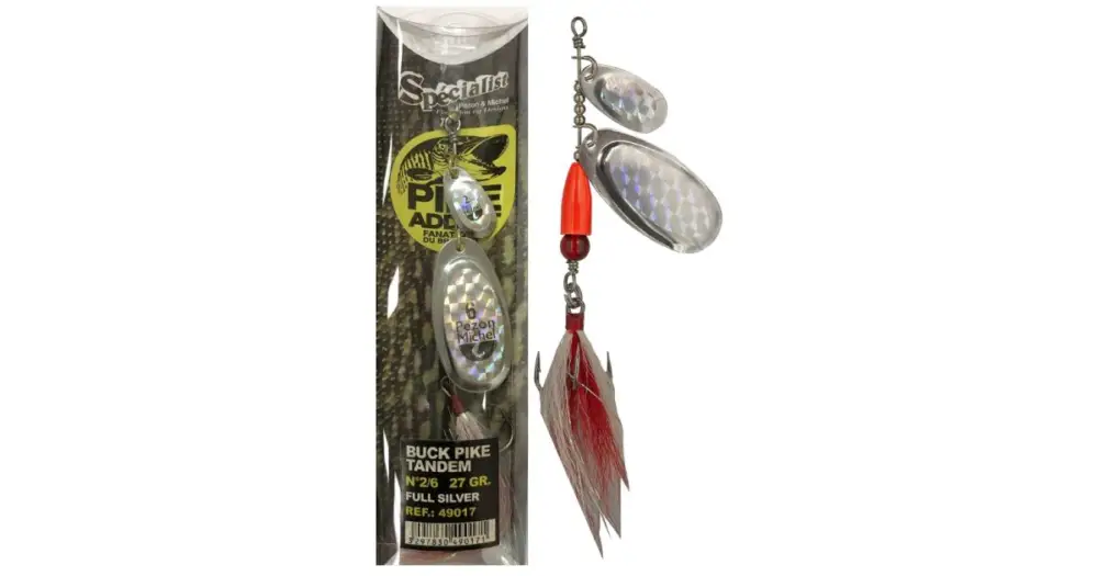 Koupit Online Pezon&Michel Třpytka Buck Pike Tandem Full Silver 27 g