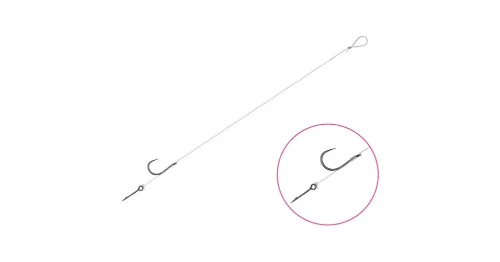 Finální Výprodej Delphin Feederový Návazec FLR Sting B-LESS 6 ks - 8 cm 8 0,22 mm