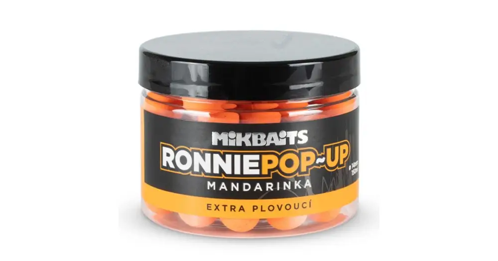 Dokud Zásoby Vydrží Mikbaits Plovoucí Boilie Ronnie Mandarinka 150 ml - 14 mm