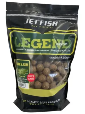 Akční Cena Jet Fish Extra Tvrdé Boilie Legend Range Rak GLM 250 g - 24 mm