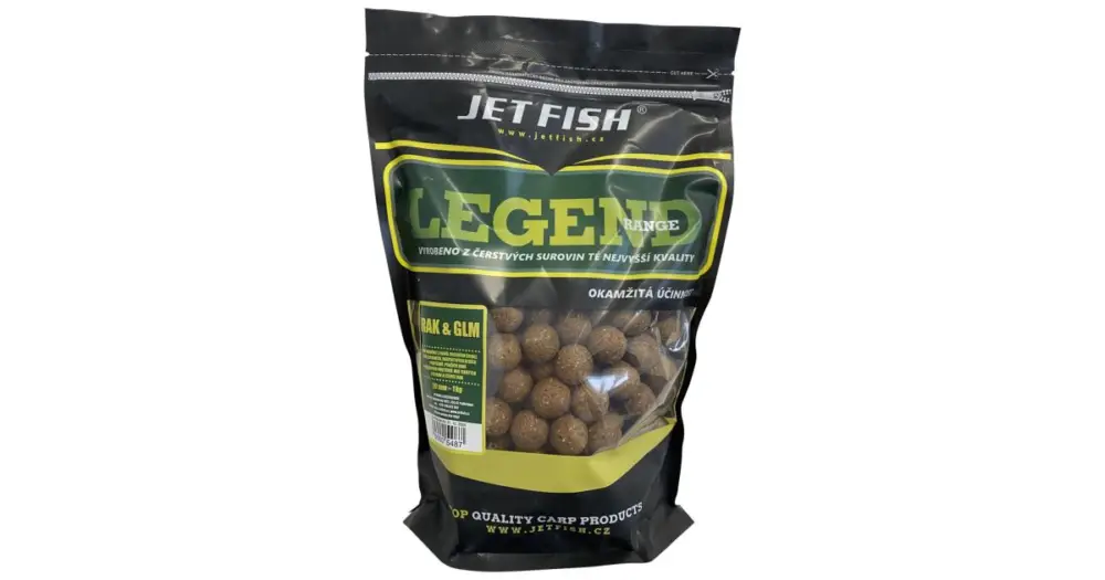 Jet Fish Boilie Legend Range Rak & GLM - 3 kg 24 mm Rychlé Dodání