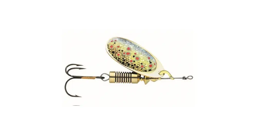 Nová Kolekce Dam Třpytka Effzett Nature 3D Spinner Sinking Brown Trout - 5 12 g