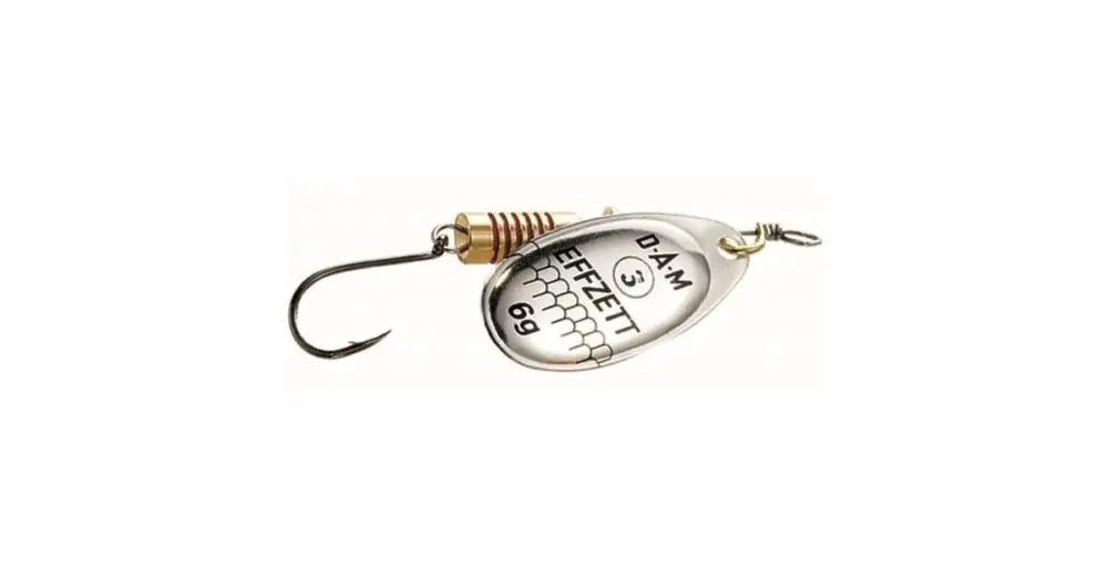 Dam Třpytka Effzett Spinner With Single Hooks Sinking Silver - Velikost 2 Hmotnost 4 g Nakupujte Hned
