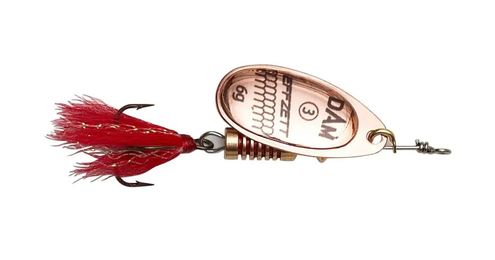 Dam Třpytka Effzett Standard Spinner Dressed Copper - Velikost 2 Hmotnost 4 g Cenově Výhodný