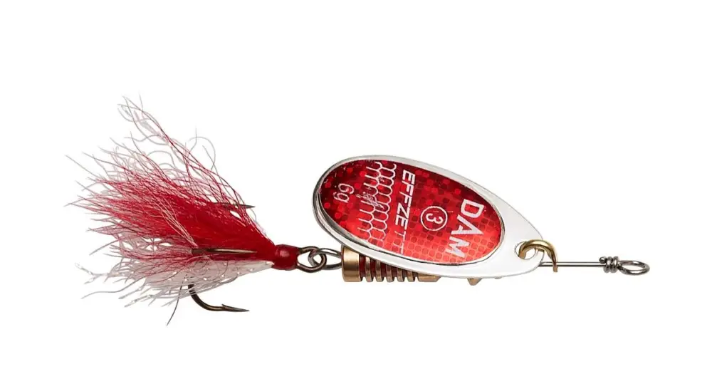 Dokud Zásoby Vydrží Dam Třpytka Effzett Standard Spinner Dressed Reflex Red - Velikost 4 Hmotnost 10 g