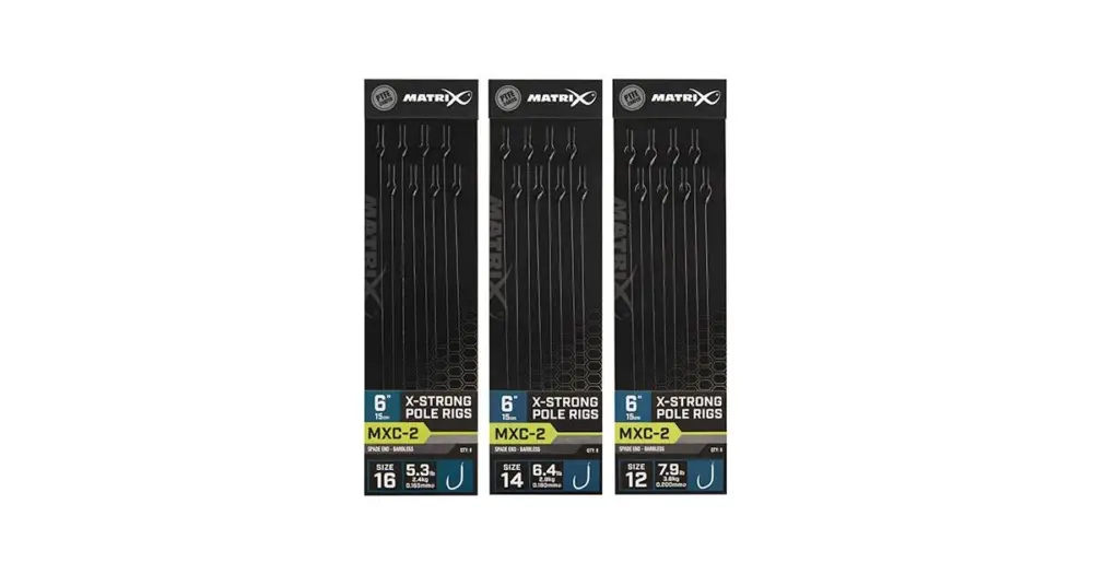 Nakupujte Hned Matrix Návazec MXC-2 6” Pole Rigs - Velikost Háčku 12 Nosnost 3,6 kg