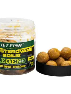 Akční Nabídka Jet Fish Boosterované Boilie Legend Range Žlutý Impuls Ořech Javor 250 ml