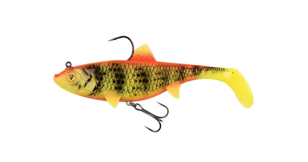 Značkový Fox Rage Gumová Nástraha Wobble Replicant Bright Perch UV - 14 cm 55 g