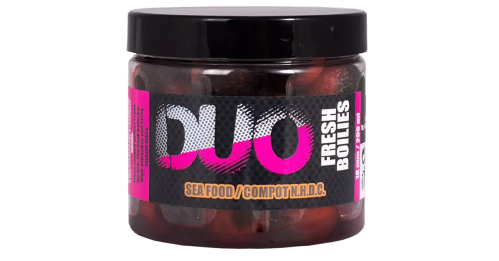 Akční Nabídka LK Baits Boilie DUO X-Tra Fresh Sea Food/Compot NHDC