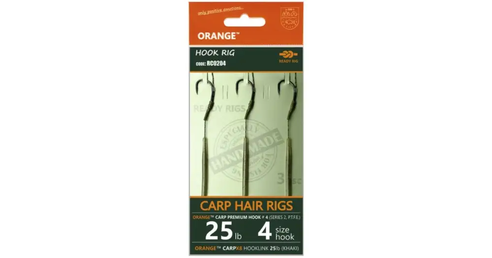 Life Orange Návazce Carp Hair Rigs S2 20 cm 3 ks - 4 25 lb Must-Have