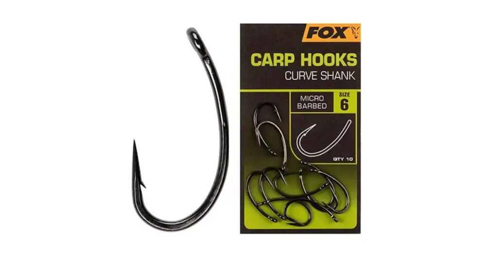 Originální Fox Háčky Curve Shank 10 ks
