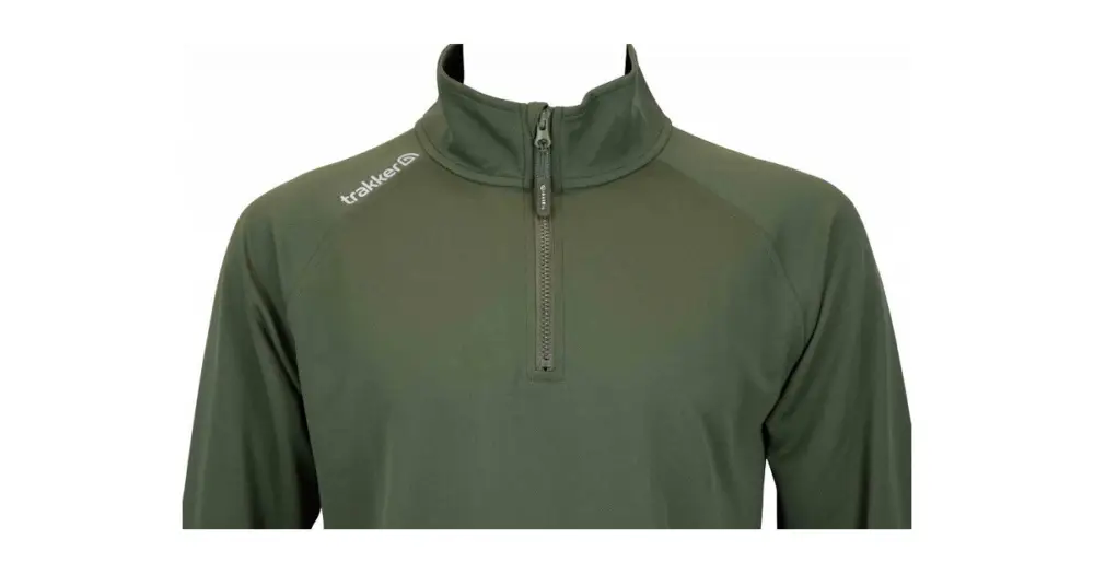 Trakker Triko S Dlouhým Rukávem Half Zip Top With UV Sun Protection Aktuální