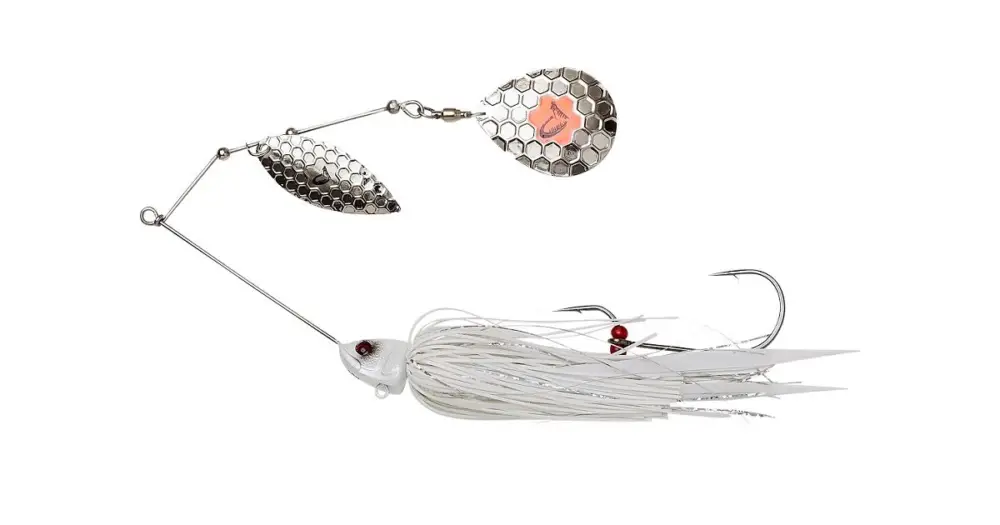 Savage Gear Třpytka Da Bush Spinnerbait Sinking White Silver - 14 cm 21 g Omezená Nabídka