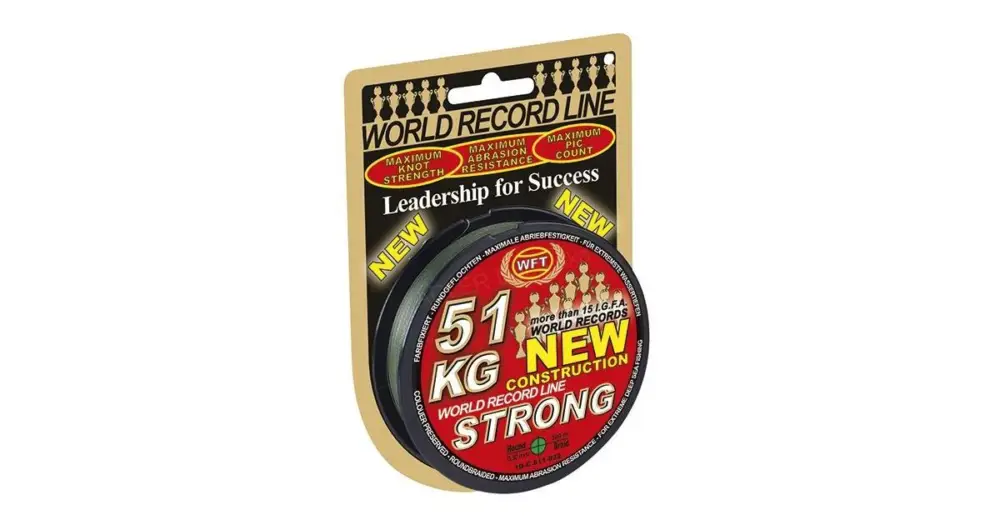 Akční Nabídka WFT Šňůra KG Strong Zelená - 250 m 0,52 mm 86 kg