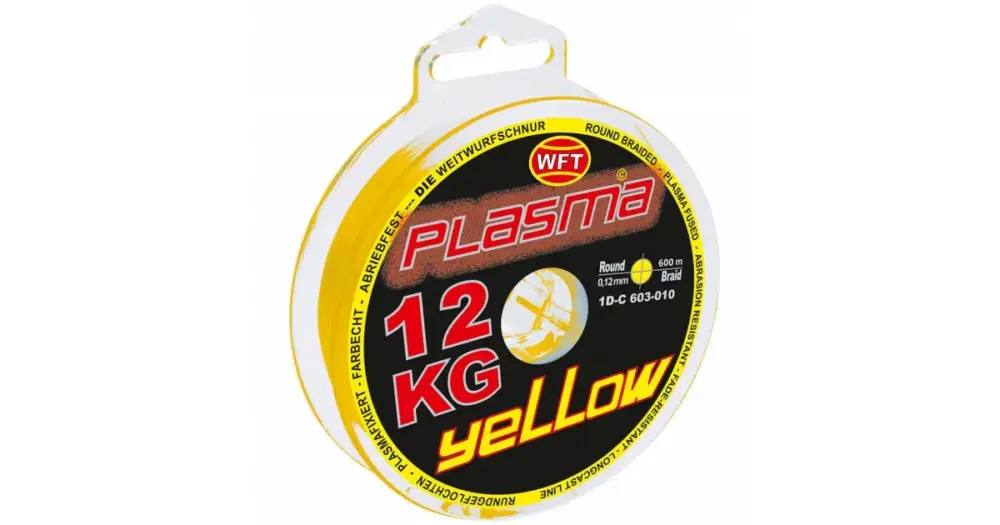 WFT Šňůra KG Plasma Round Žlutá 150 m - 0,22 mm 27 kg Autentický