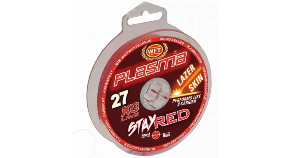 WFT Šňůra KG Plasma Stay Red 300 m - 0,10 mm 12 kg Sleva