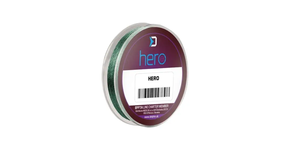 Horká Nabídka Delphin Návazcová Šňůra Hero 8 Zelená 15 m - 0,30 mm 21,40 kg