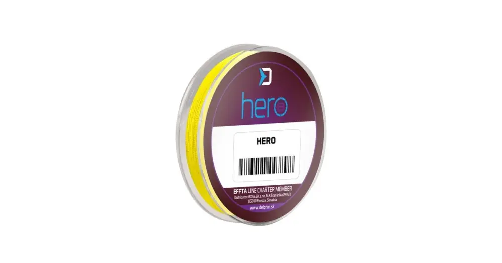Hit Sezóny Delphin Návazcová Šňůra Hero 8 Fluo Žlutá