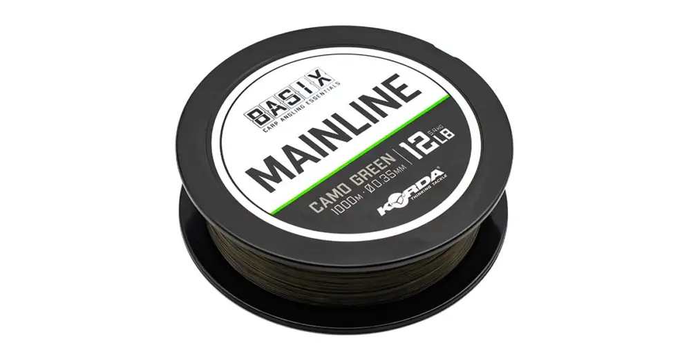 Korda Vlasec Basix Main Line Camo Green 1000 m Vrácení Zdarma