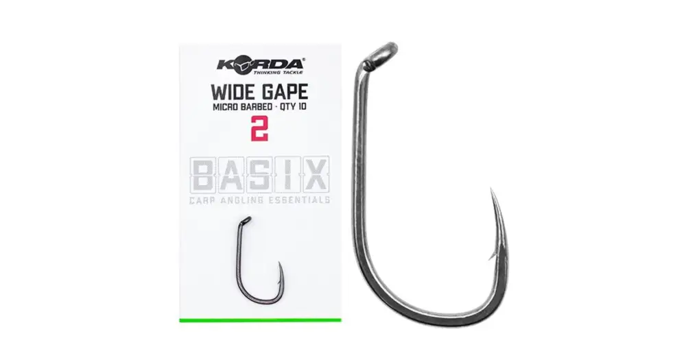 Cenový Hit Korda Háčky Basix Wide Gape 10 ks - Velikost 6