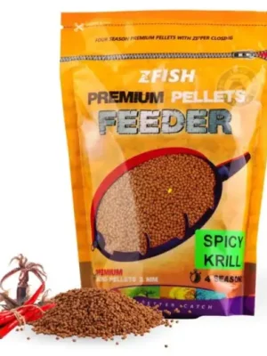 Zfish Mikro Pelety Premium Feeder Pellets 2 mm 700 g - Spicy Krill Super Cena