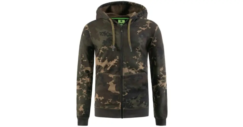Korda Mikina Zip Hoodie Dark Kamo Nejlepší Cena