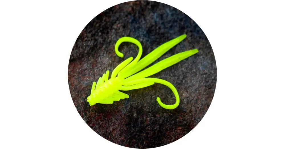 Objednat Nyní RedBass Gumová Nástraha Nymfa Signal Yellow UV - S 53 mm