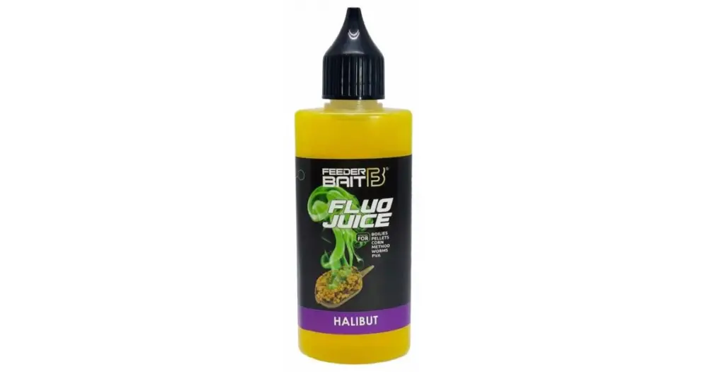 Ověřený FeederBait Dip Fluo Juice 50 ml - Halibut