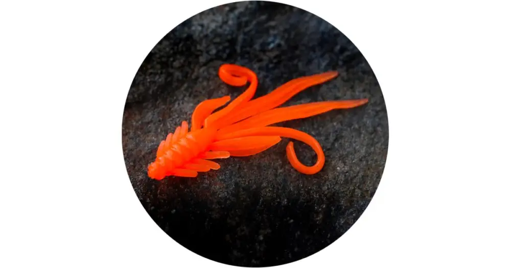 Doprava Zdarma RedBass Gumová Nástraha Nymfa Signal Orange UV