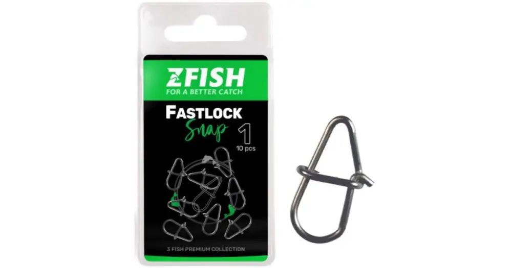 Nejlepší Cena Zfish Karabina Fastlock Snap 10 ks - Velikost 2 Nosnost 13 kg